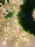 3SET Christmas artificial pine garland outdoor 36ft & 100 LED lights string - #XMAST-10013